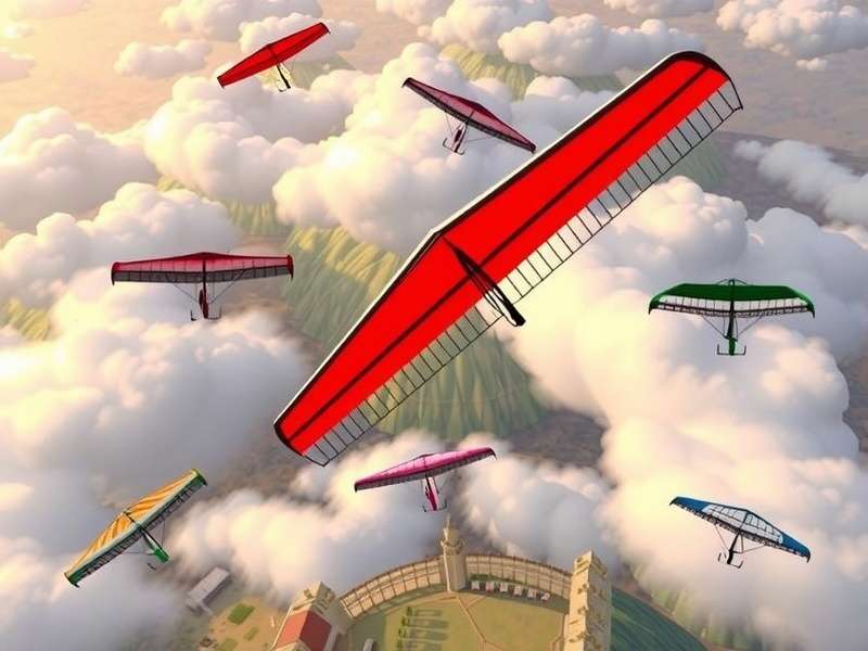Firozpur Sky Gliders gameplay screenshot showing aerial view