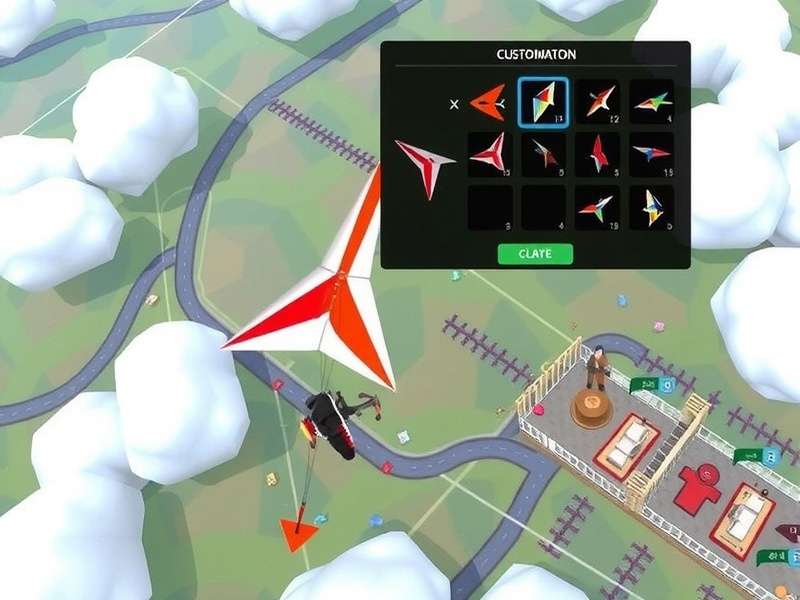 Firozpur Sky Gliders customization options showing various glider designs