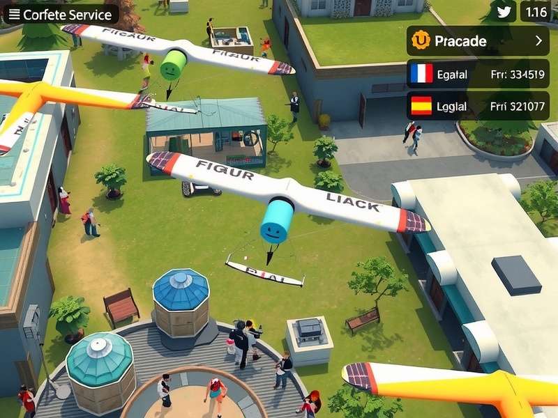 Firozpur Sky Gliders community event showing players interacting